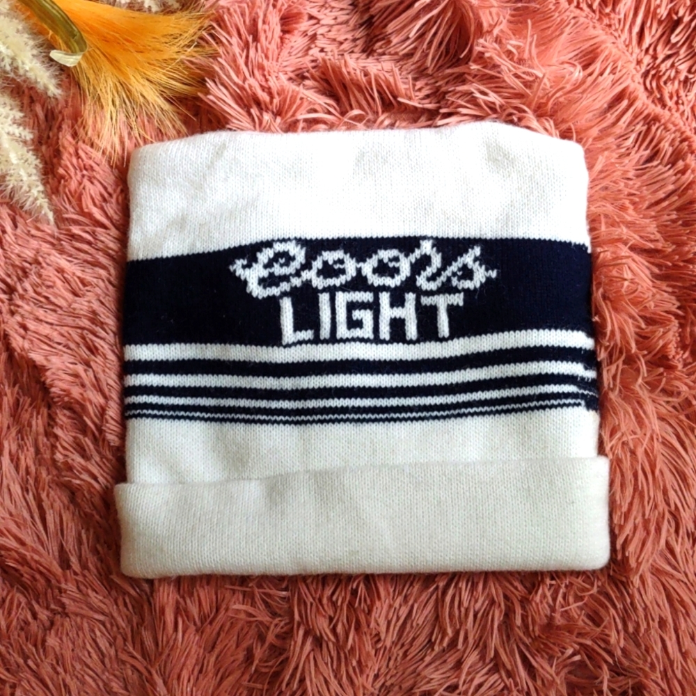 Vintage Coors light beanie toboggan